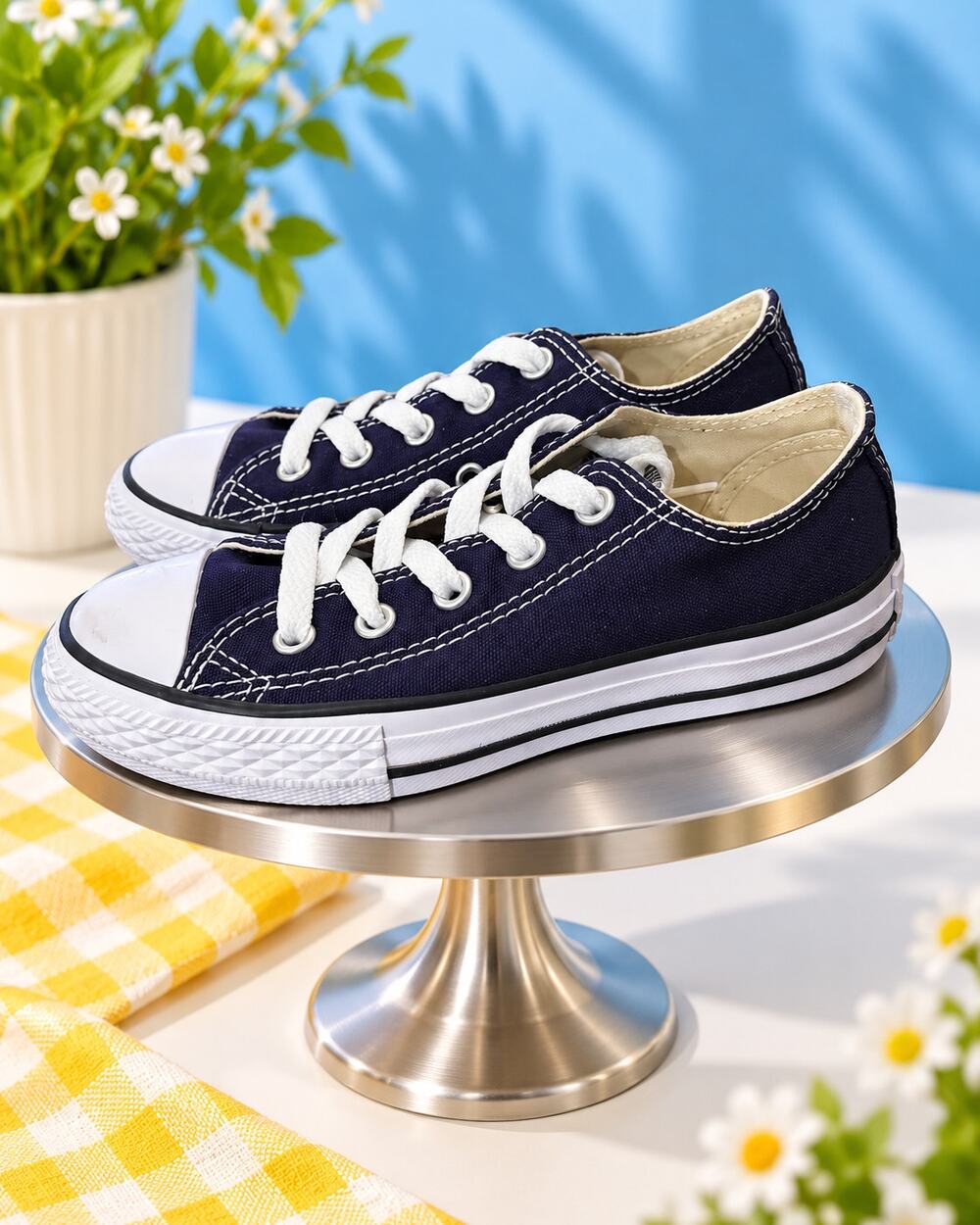 NIB Converse Chuck Taylor All Star Ox Midnight Indigo Youth Size 12 EU 29